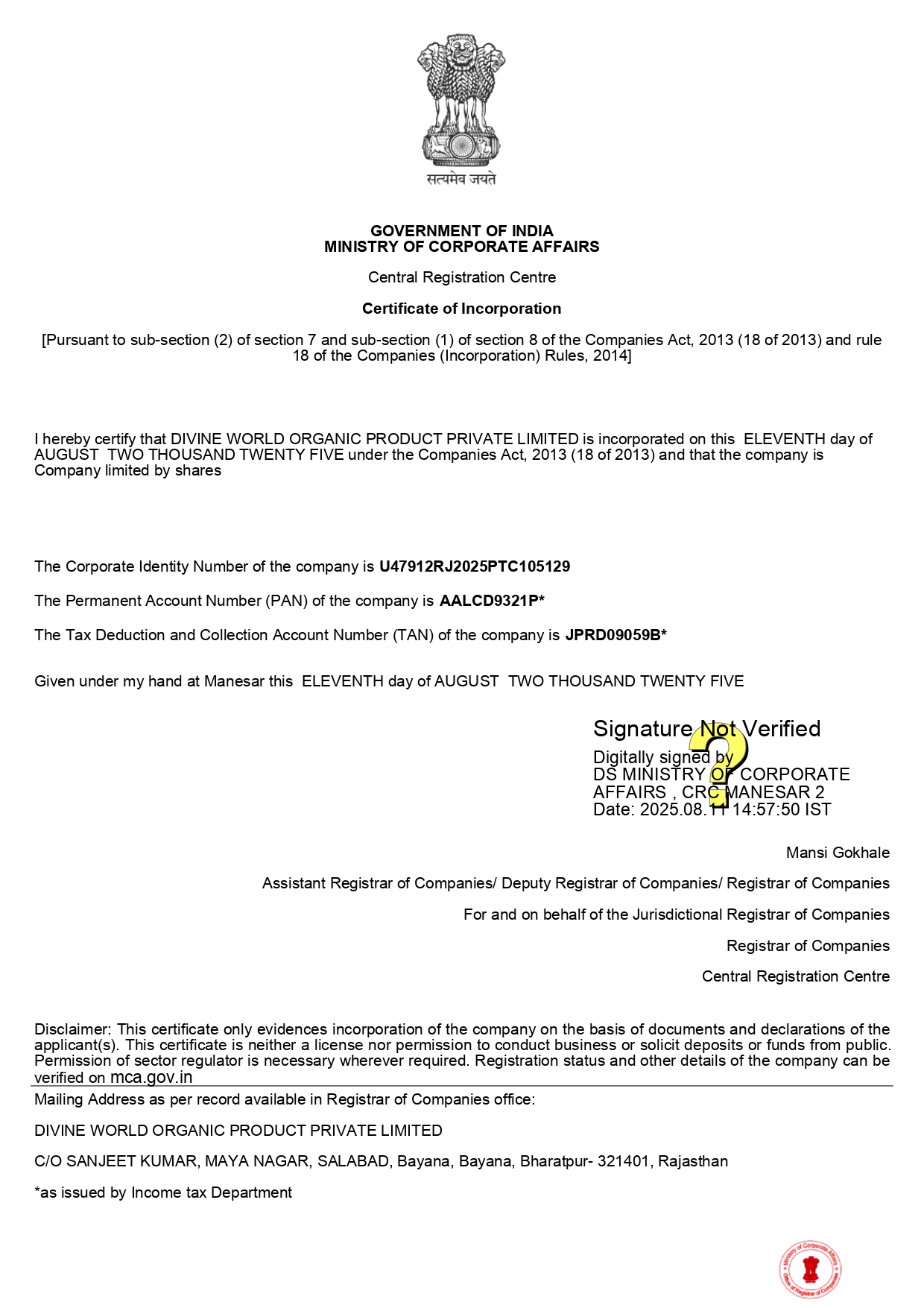 Divine World Network Document 7